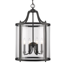 Golden Canada 1157-4P BLK - Golden Lighting Payton 4-light Pendant in Matte Black